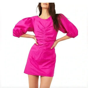 FREE PEOPLE Hope Fuchsia Mini Party Cocktail Dress Size L